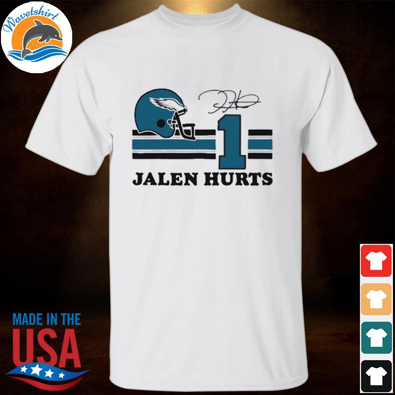 Jalen Hurts 1 Philadelphia Eagles player signature football shirt, hoodie,  sweater, long sleeve and tank top