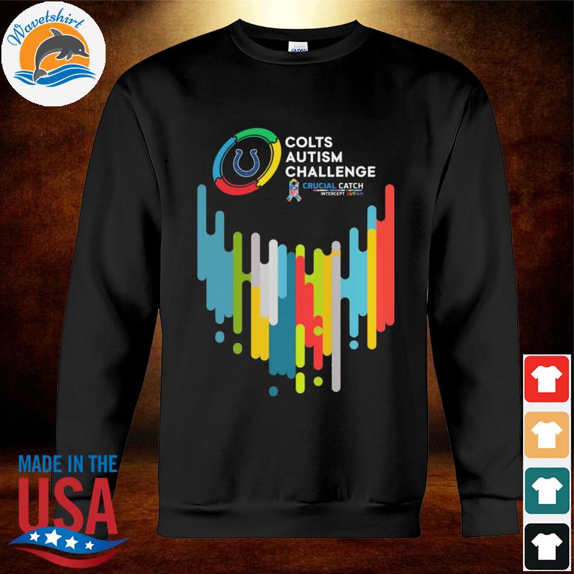 Indianapolis Colts autism challenge crucial catch intercept autism shirt,  hoodie, sweater, long sleeve and tank top