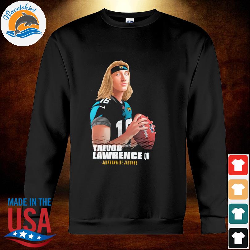 Jacksonville jaguars trevor lawrence teal player graphic shirt, hoodie,  sweater, long sleeve and tank top