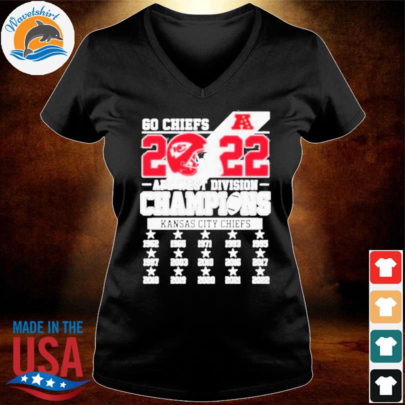 2021 AFC West Division Kansas City Chiefs Champions T-Shirt