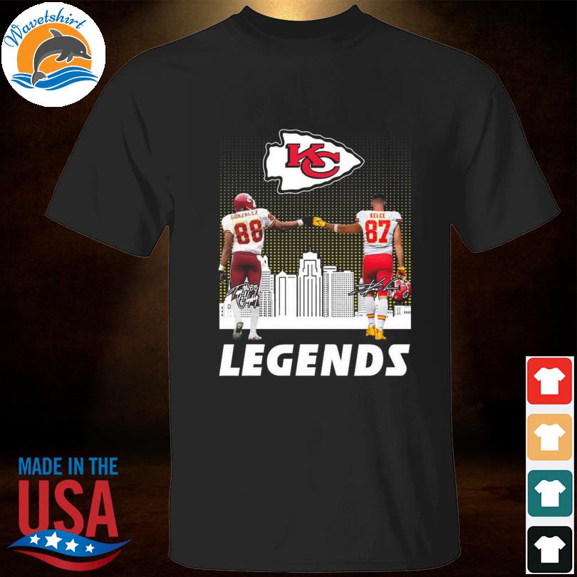 Kansas city Chiefs tony gonzalez travis kelce city signatures Shirt,  hoodie, sweater, long sleeve and tank top