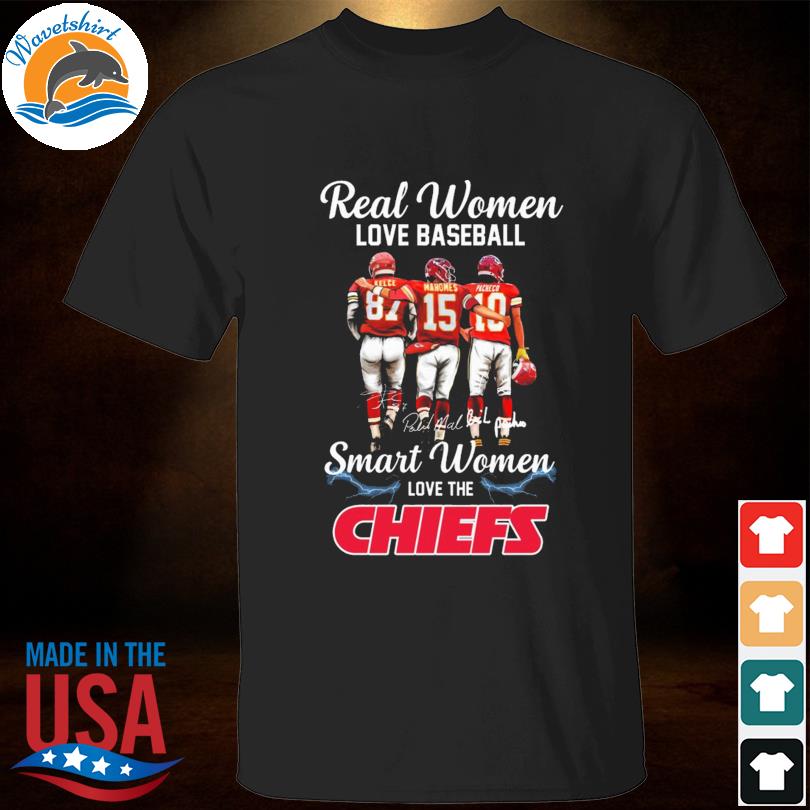 Real Women Love Baseball Smart Women Love The Kansas City Royals Hot T-Shirt