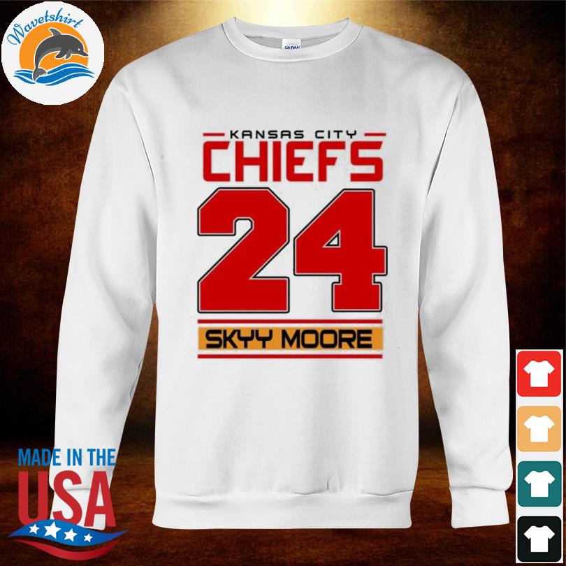 Official Kansas City Chiefs Skyy Moore 24 shirt, hoodie, sweater, long  sleeve and tank top