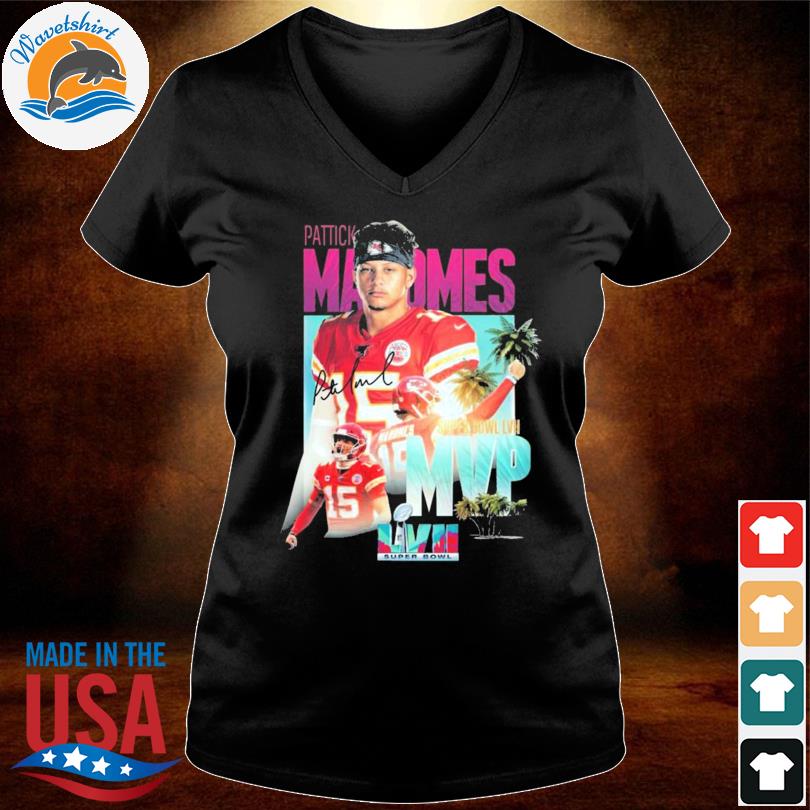 Super Bowl Chiefs Shirt Mahomes MVP Signature Kansas City Chiefs