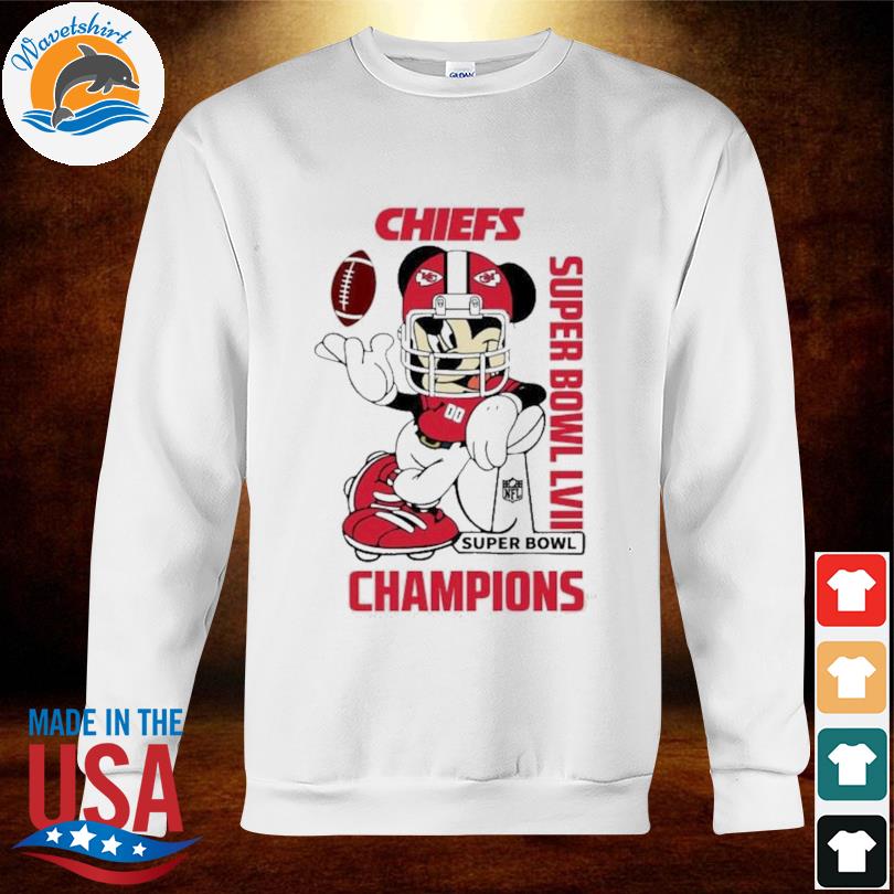 2023 super bowl lvii champions are Kansas city Chiefs x mickey mouse disney  shirt, hoodie, sweater, long sleeve and tank top