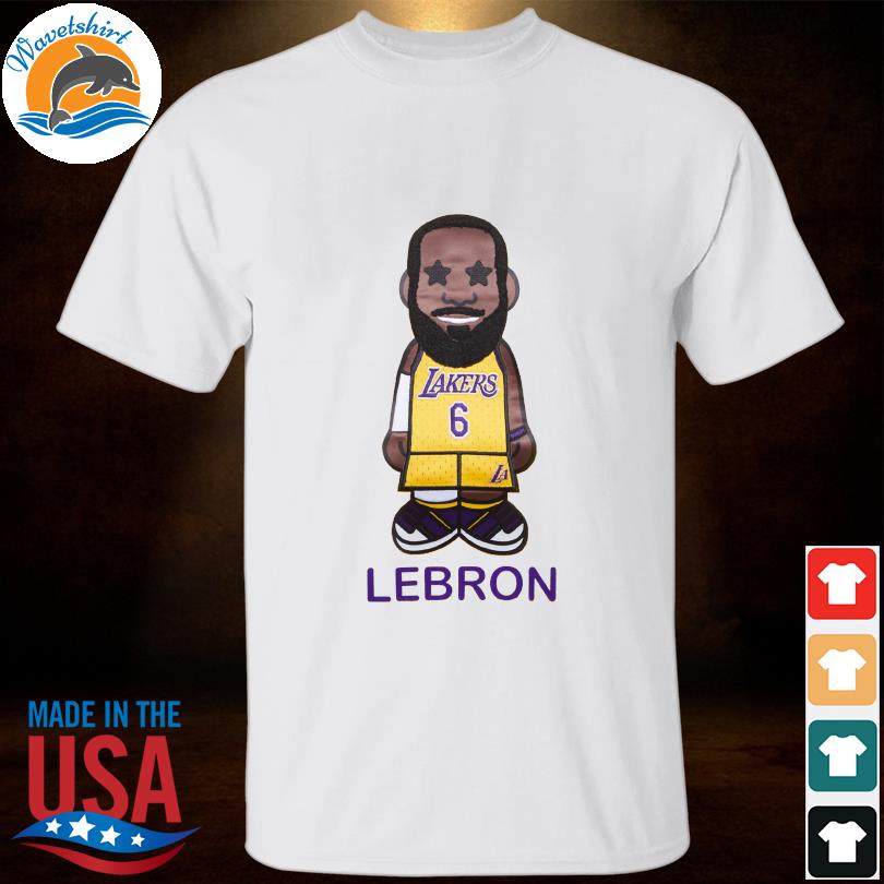 Lebron james los angeles lakers pro standard 6 caricature shirt, hoodie,  sweater, long sleeve and tank top