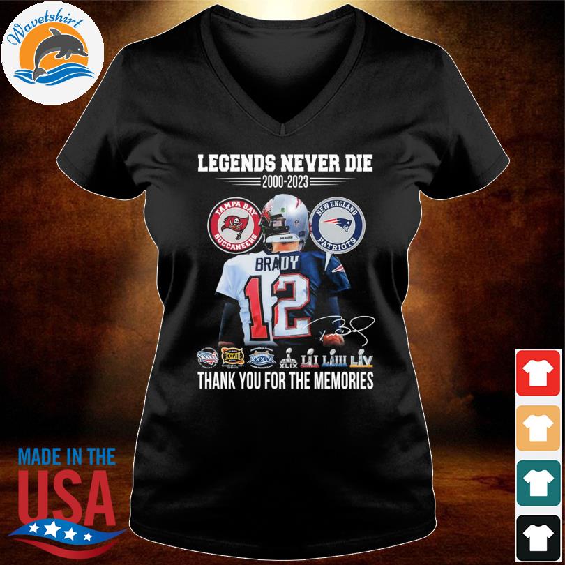 Thank you for the memories New England Patriots Tom Brady shirt