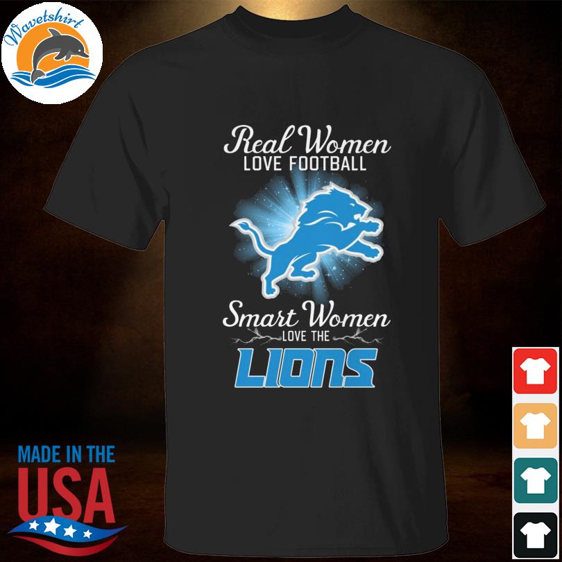 Real women love baseball smart women love the Detroit Lions 2023 shirt