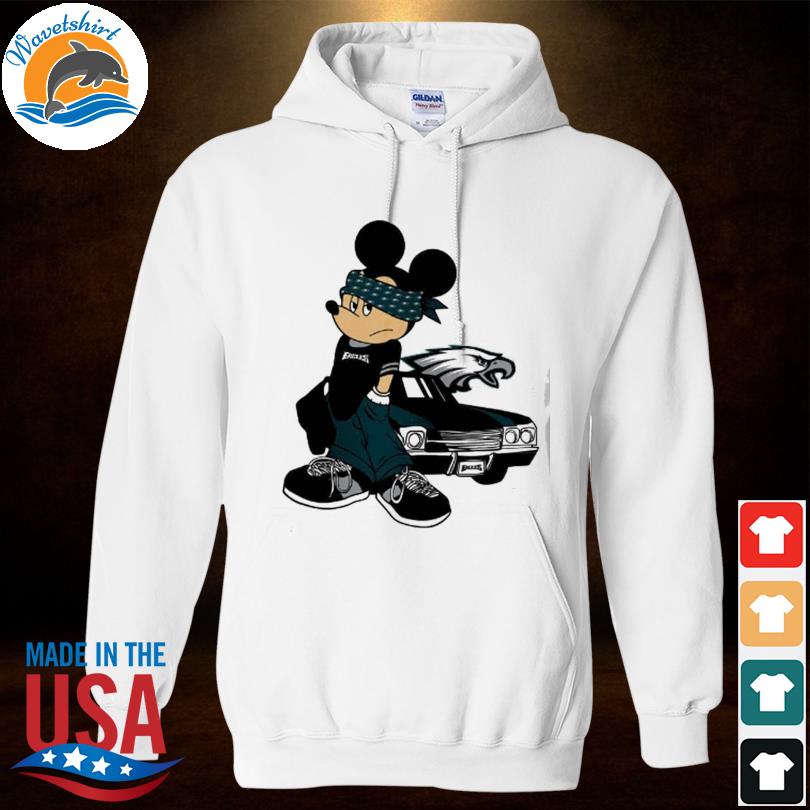 Mickey Mouse Hiphop x Philadelphia Eagles Champions Super Bowl LVII 2023  Unisex T-Shirt - REVER LAVIE