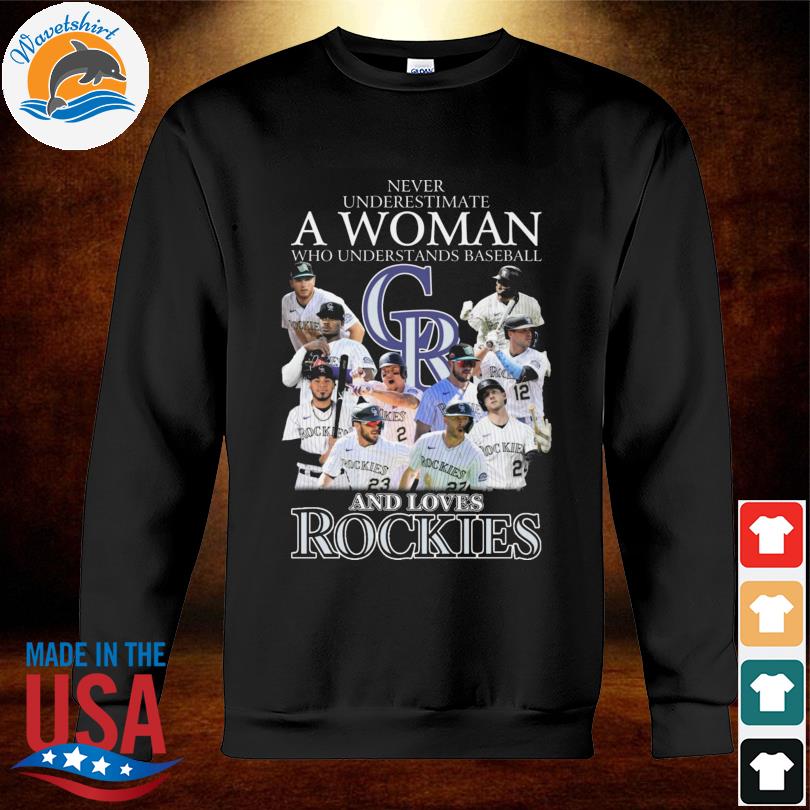 Colorado Rockies real women love baseball smart women love the Colorado  Rockies signatures 2023 shirt, hoodie, longsleeve tee, sweater