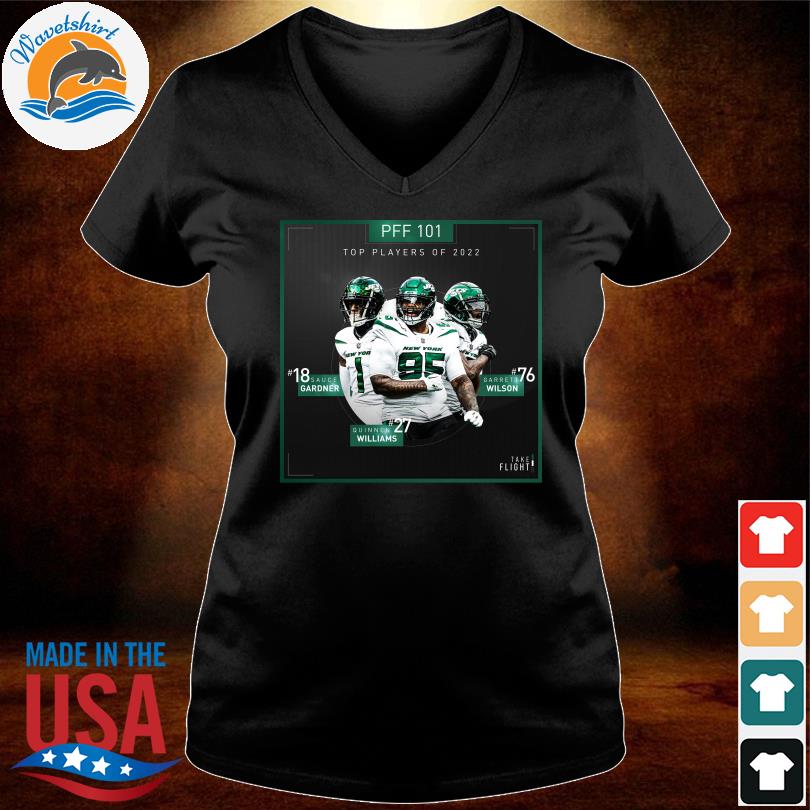 New York Jets PFF 101 top players of 2022 shirt, hoodie, sweater, long  sleeve and tank top