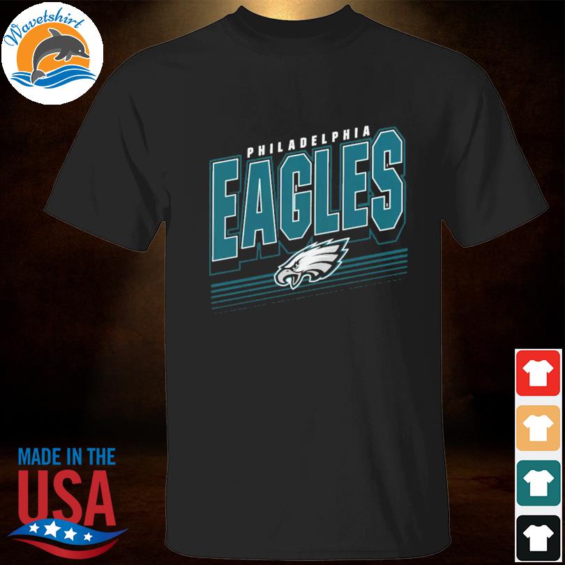 NFL Team Apparel Youth Philadelphia Eagles Tribe Vibe White T