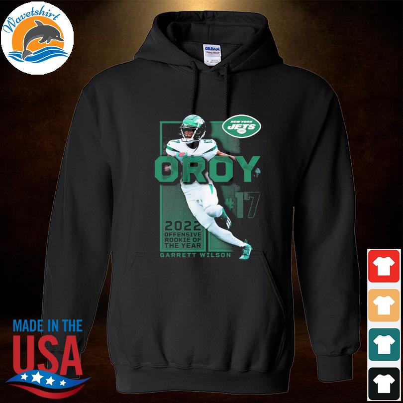 Garrett Wilson New York Offensive Rookie Of The Year Shirt, hoodie