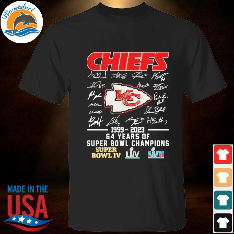 Official kansas city chiefs super bowl champions signatures 2023 shirt,  hoodie, sweater, long sleeve and tank top