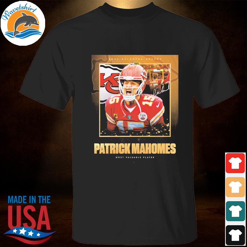Patrick Mahomes most valuable player shirt