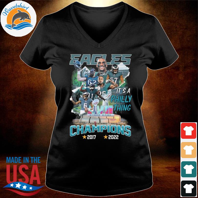 Official philadelphia Eagles champions T-shirt It's A Philly Thing Philadelphia  Eagles Signatures Shirt, hoodie, sweater, long sleeve and tank top