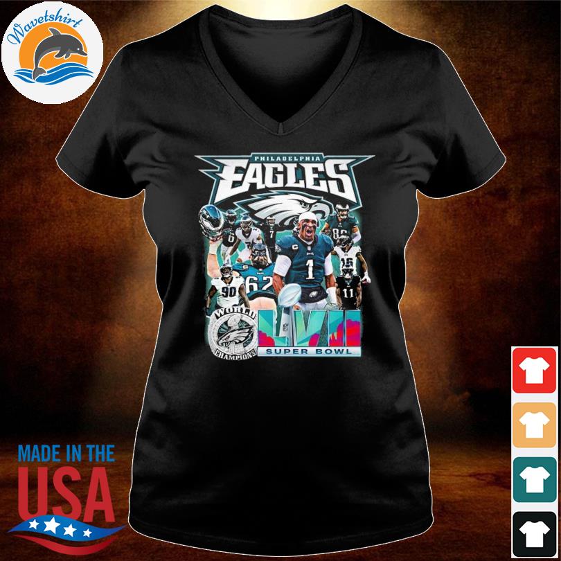 Philadelphia Eagles Super Bowl LVII 2023 Team Champions Shirt - Peanutstee