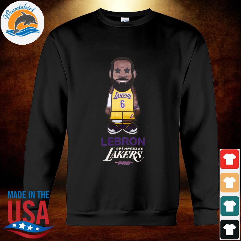 LeBron James Los Angeles Lakers Pro Standard #6 Caricature T-Shirt - Gold