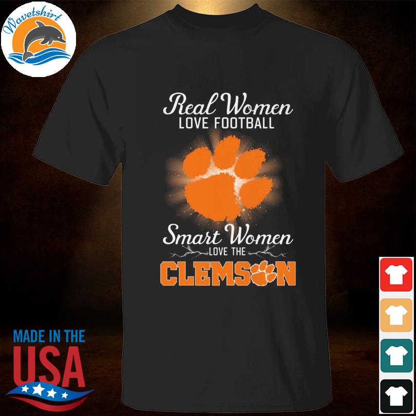 Real women love baseball smart women love the 2023 Clemson Tigers shirt