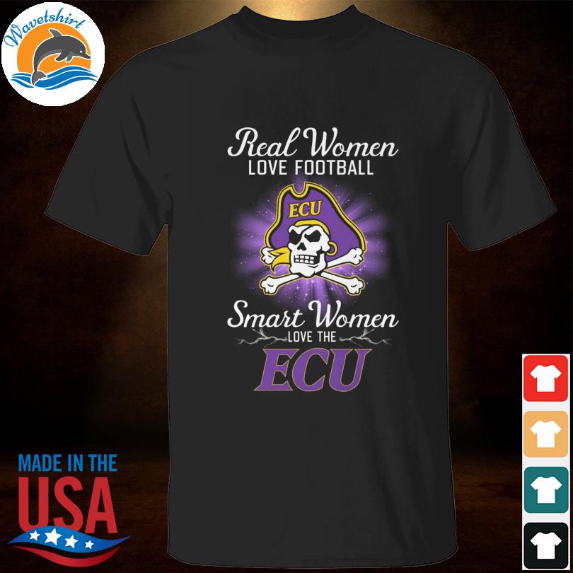 Real women love baseball smart women love the 2023 East Carolina Pirates shirt
