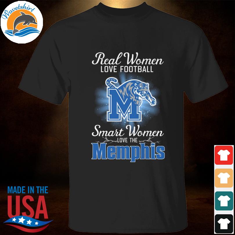 Real women love baseball smart women love the 2023 Memphis Tigers shirt