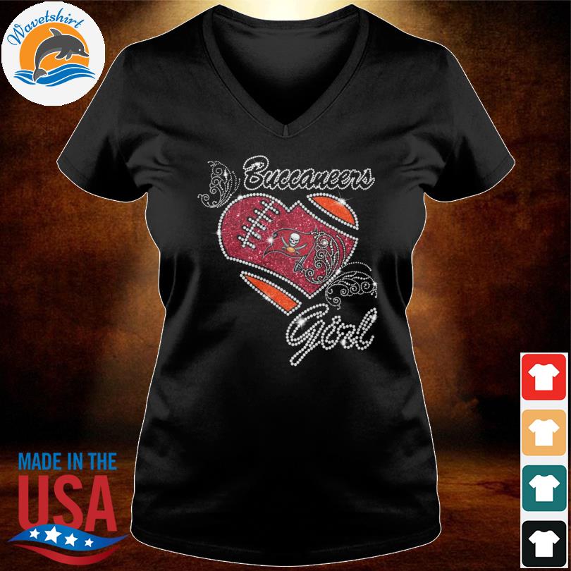 Tampa Bay Buccaneers Hoodie Graphic Heart Ecg Line - Reallgraphics