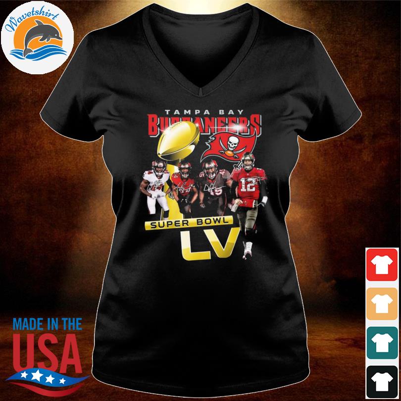 Tampa bay buccaneers super bowl lvi signatures shirt, hoodie, sweater, long  sleeve and tank top