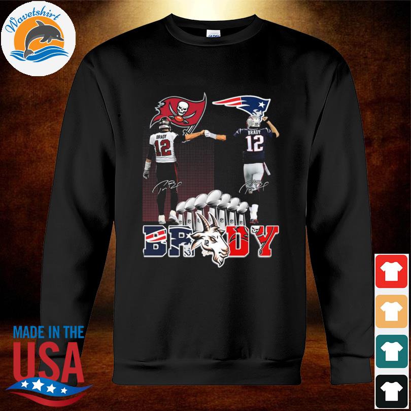 Tom Brady Signature New England Patriots 3D Hoodie All Over Printed -  T-shirts Low Price