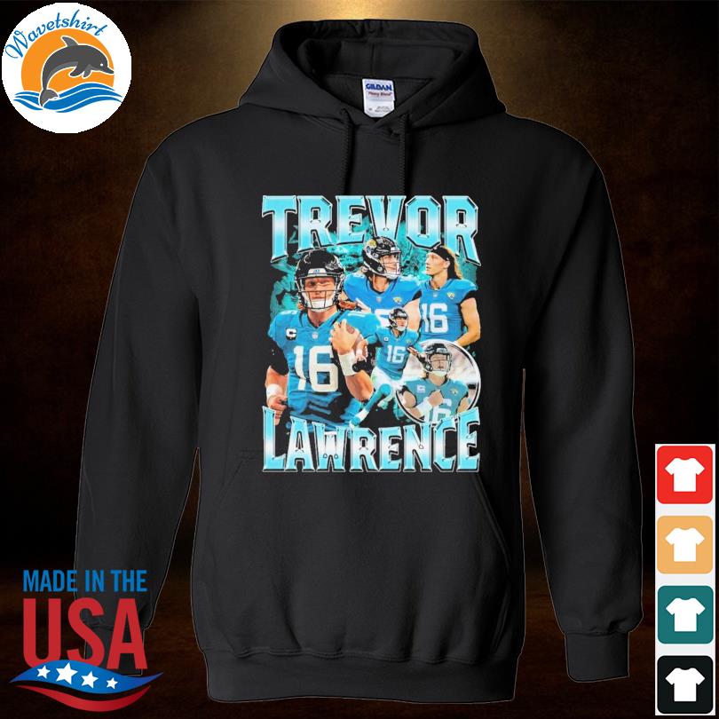 Jacksonville Trevor Lawrence stiff arm ornament, hoodie, sweater and v-neck  t-shirt