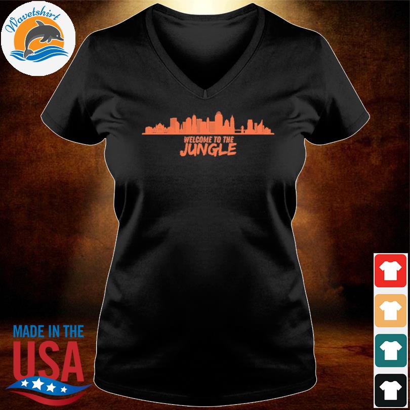 Official Welcome to the jungle cincinnati bengals trendy shirt