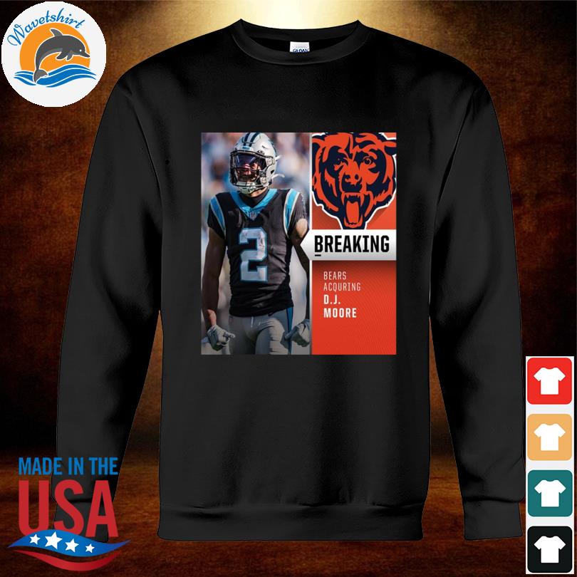 DJ Moore Chicago Bears football shirt, hoodie, sweater, long sleeve and  tank top