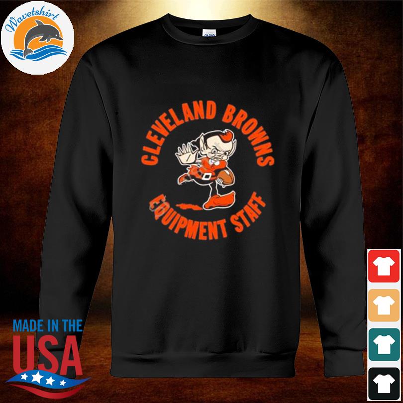 Holeshirts Funny Cleveland Browns Equipment Staff Shirt