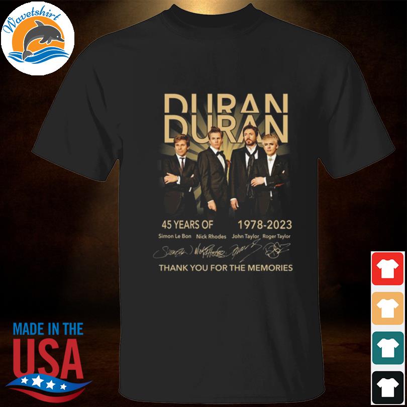 Duran Duran 45 Years 1978-2023 Signatures Thank You For The Memories  Personalized Baseball Jersey - Tagotee