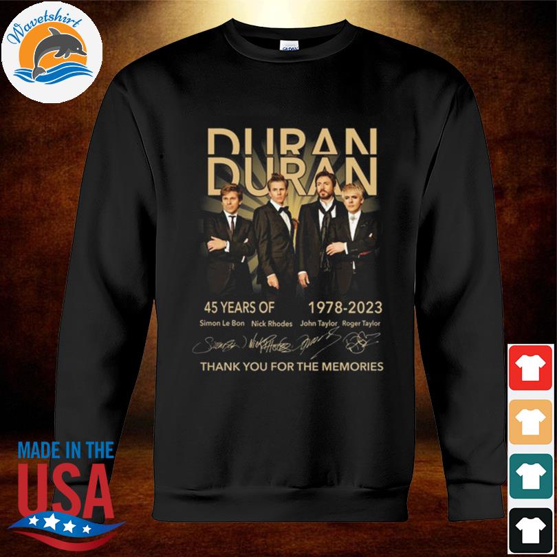 Duran Duran 45 Years 1978-2023 Signatures Thank You For The Memories  Personalized Baseball Jersey - Tagotee