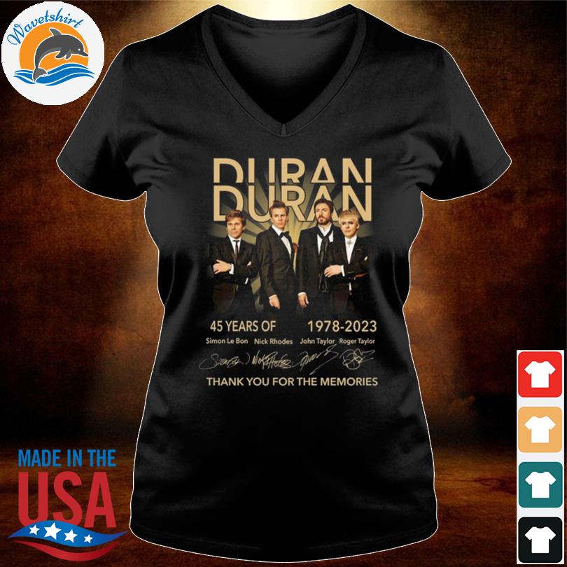 Duran Duran 45 Years 1978-2023 Signatures Thank You For The Memories  Personalized Baseball Jersey - Tagotee