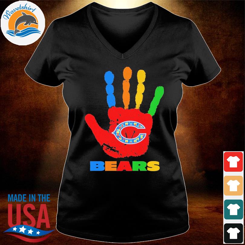 Chicago Bears Hand Autism Shirt, hoodie, sweater, long sleeve and tank top