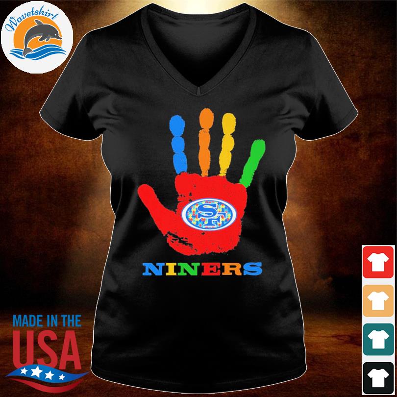 San Francisco 49ers Hand Autism 2023 Shirt