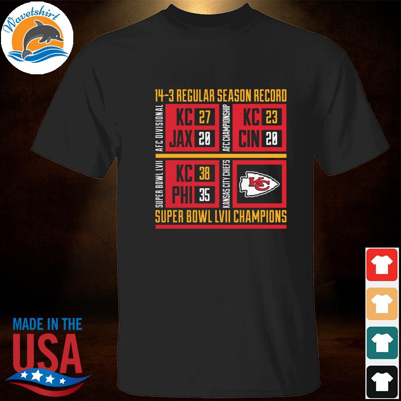 Kansas City Chiefs Super Bowl Lvii Champions Scoreboard Showcase T-shirt,Sweater,  Hoodie, And Long Sleeved, Ladies, Tank Top