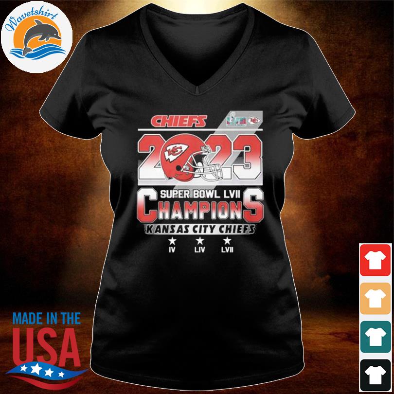 FREE shipping Kansas City Chiefs LVII 2023 super bowl champions shirt,  Unisex tee, hoodie, sweater, v-neck and tank top