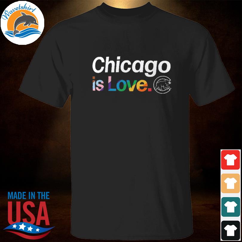 LGBTQ+ Chicago Cubs is love pride logo 2023 T-shirt, hoodie, sweater, long  sleeve and tank top