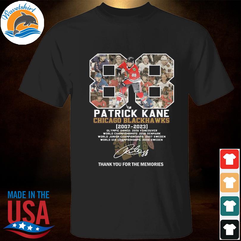 Patrick kane chicago blackhawks 2007 2023 olympic games 2010 vancouver shirt