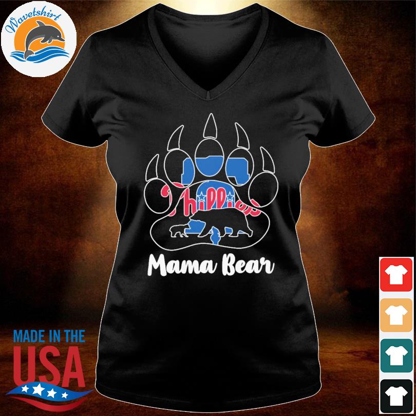 Mama Bear Philadelphia Phillies Love Mom shirt, hoodie, sweater