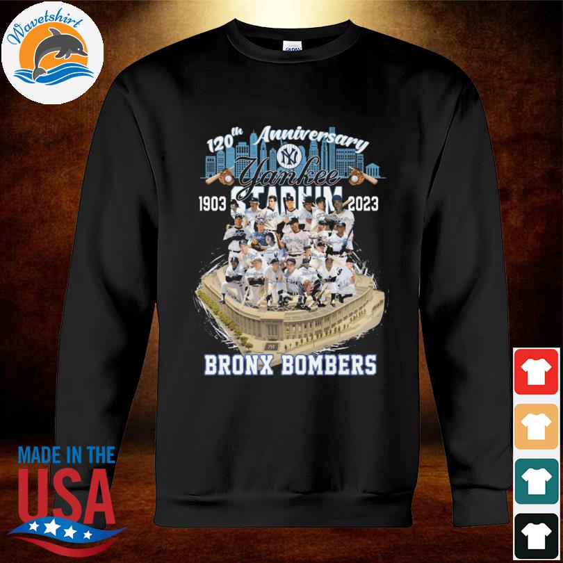 New York Yankees 120th Anniversary 1903-2023 Bronx Bombers shirt