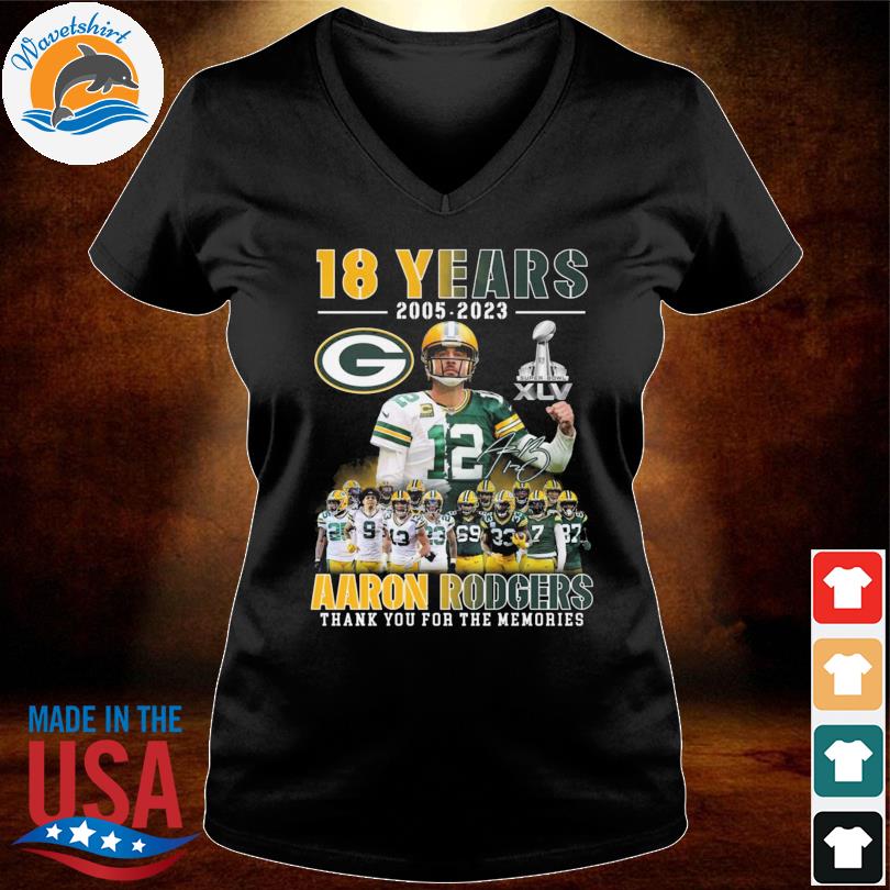 Green bay football Aaron Rodgers signature shirt, hoodie, sweater, long  sleeve and tank top