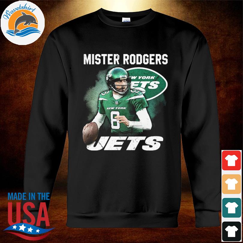 : Aaron Rodgers Jets T-Shirt Black: Clothing, Shoes & Jewelry