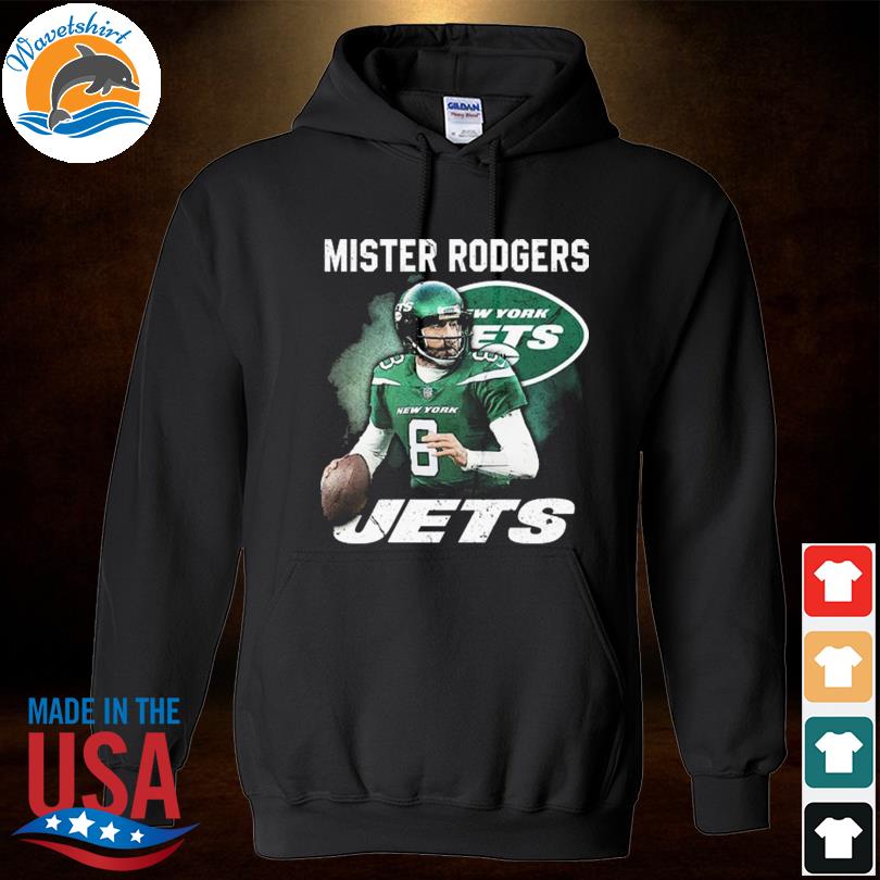 Aaron Rodgers New York Jets Homage Blitz Graphic T-shirt - Shibtee