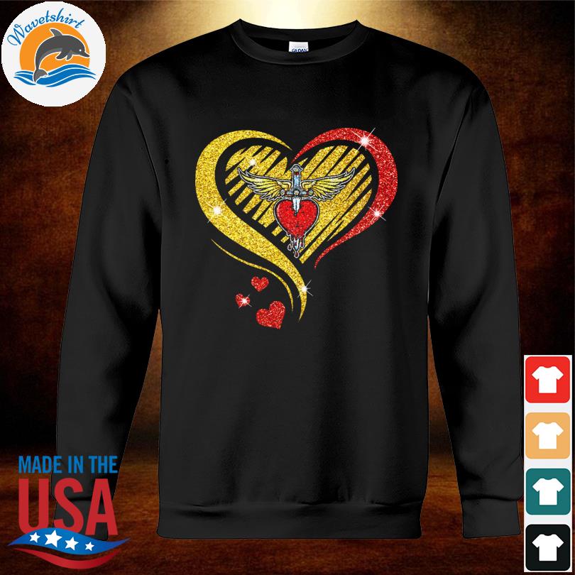 Kansas city Chiefs Diamond heart 2020 Shirt, Hoodie, Long Sleeved,  SweatShirt