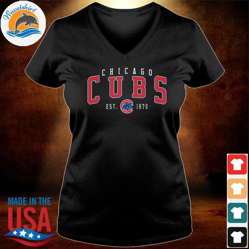 Vintage Chicago Cub Crewneck Sweatshirt, Cubs EST 1870 Sweatshirt