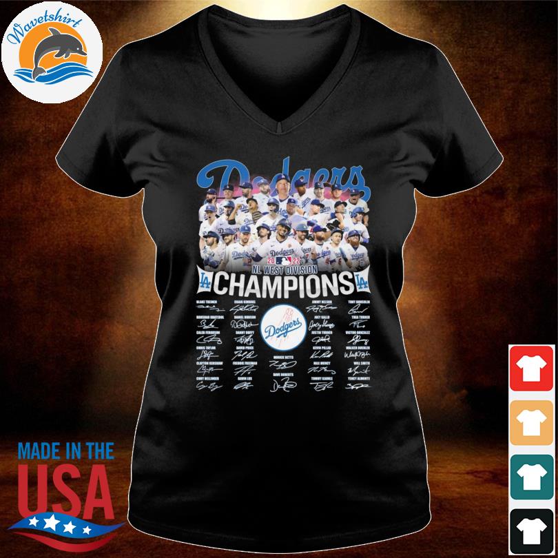 2022 NL West Division Champions LA Dodgers T-shirt, Custom prints store