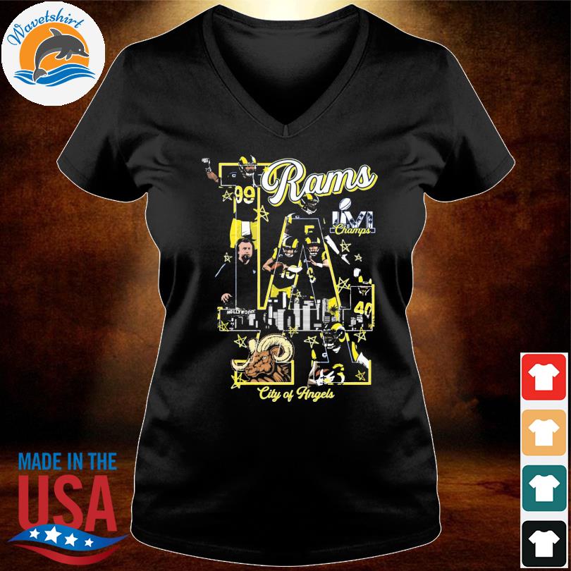 Los Angeles Rams City Of Angel Super Bowl Lvi Champs Shirt